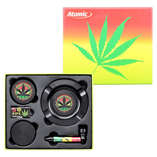 Grinder Hoja Rasta Set 4 uds.