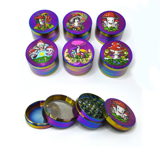 Euphoria metal grinder Psychedelic 63 mm - 4 parts