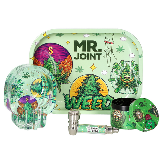 Metall Pfeifen SET 'Mr. Joint' 4tlg.