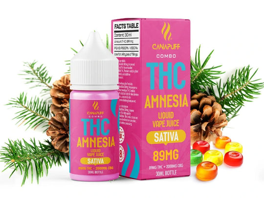 THC Líquido Amnesia 89mg THC/1000mg CBC 30ml