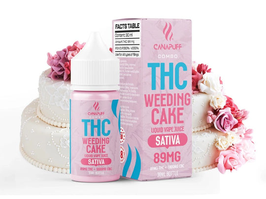 THC Liquid Weeding Cake 89mg THC/1000mg CBC 30ml 