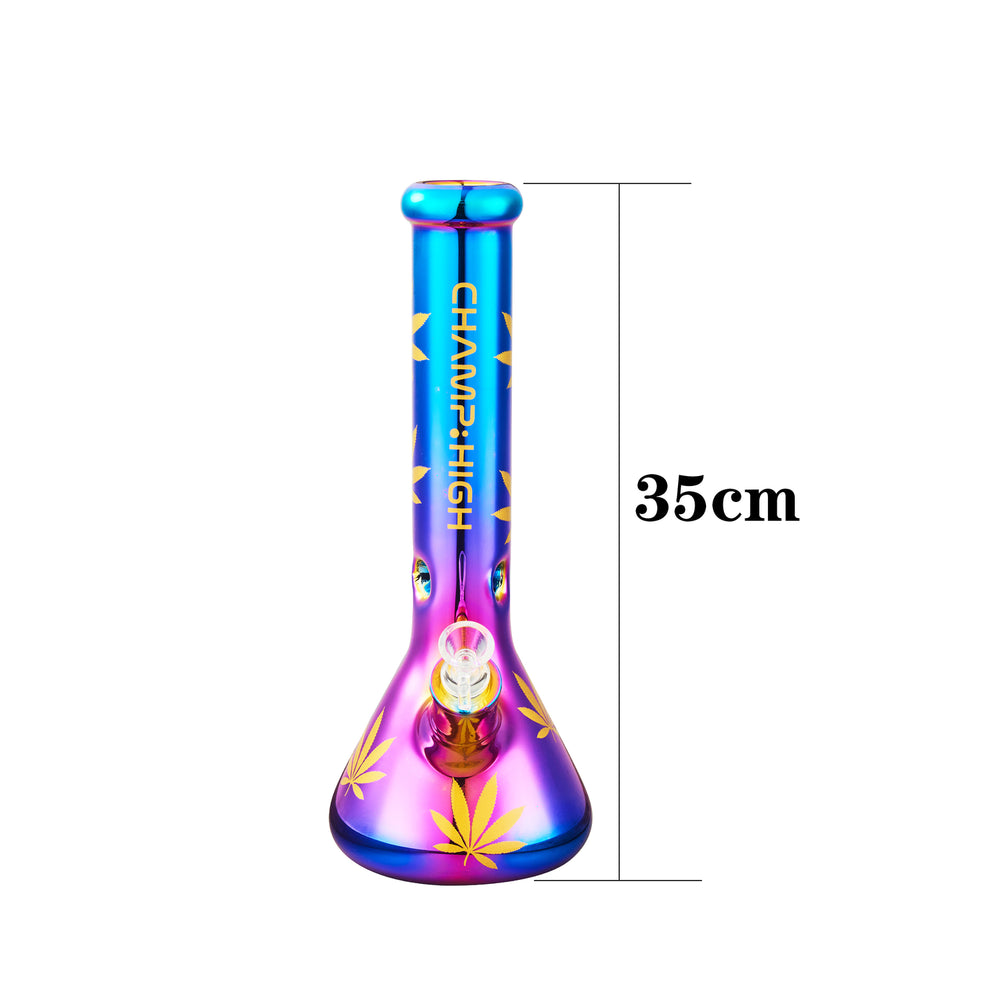 Bong de cristal Champ High - 35 cm