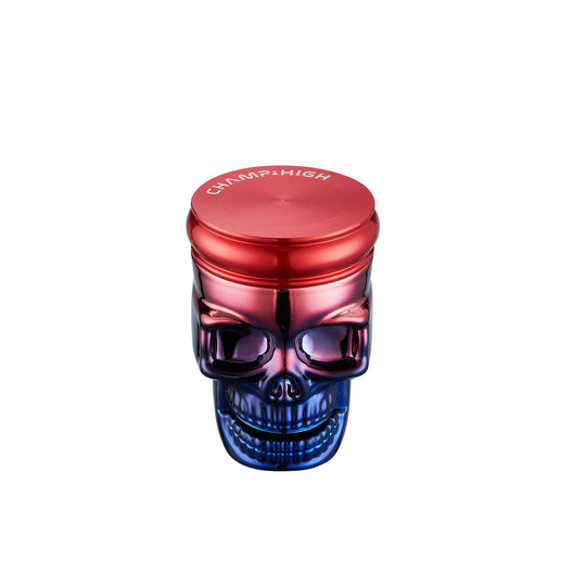 Metal grinder skull metallic