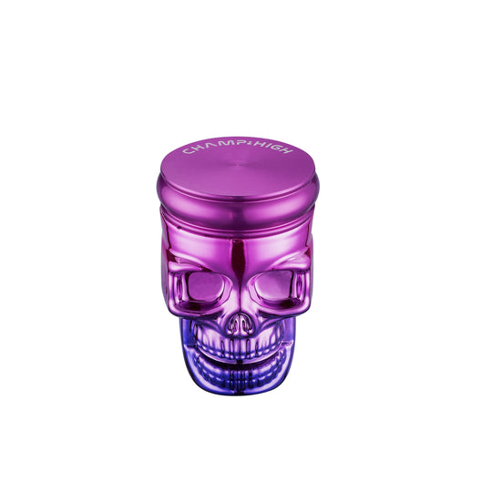 Metal grinder skull metallic