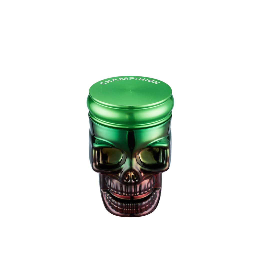 Metal grinder skull metallic