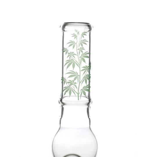 Bullet glass bong with belly 19cm