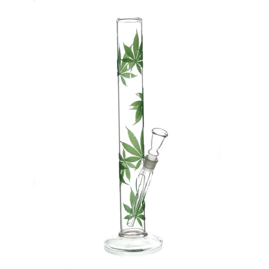 Bong cilíndrico de vidrio 40cm