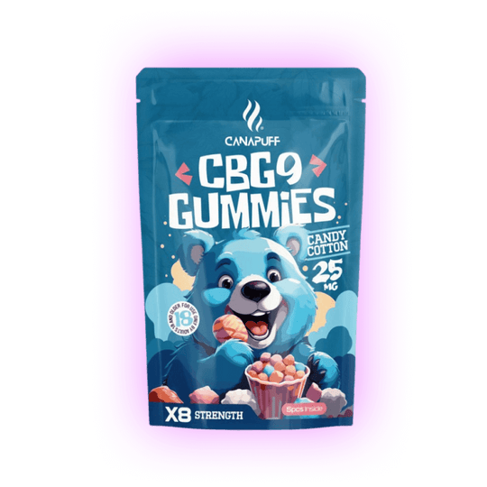 CBG9 Candy Cotton gummy bears 5 pieces