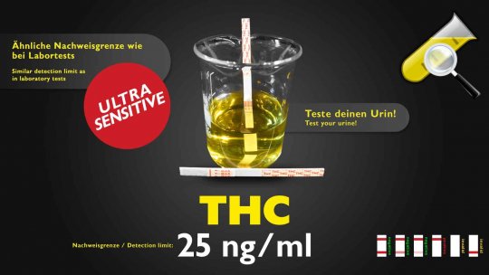 Test de drogas THC - autotest / test de orina