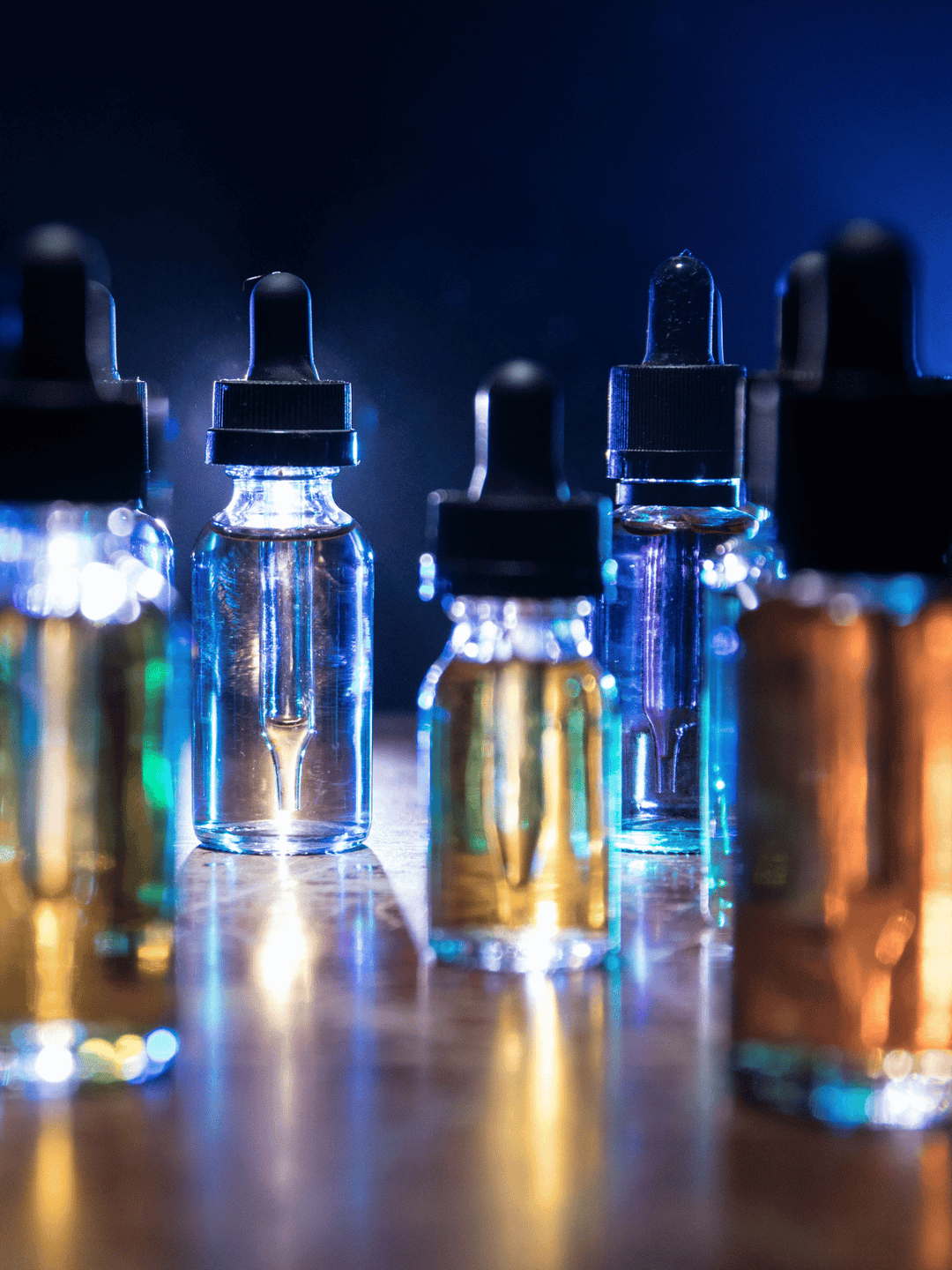 CBD Liquid Fläschchen für Vapes