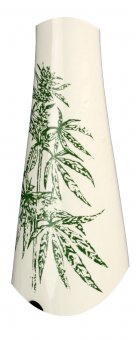 Ceramic Dutch bong "Leaf" - 39 cm