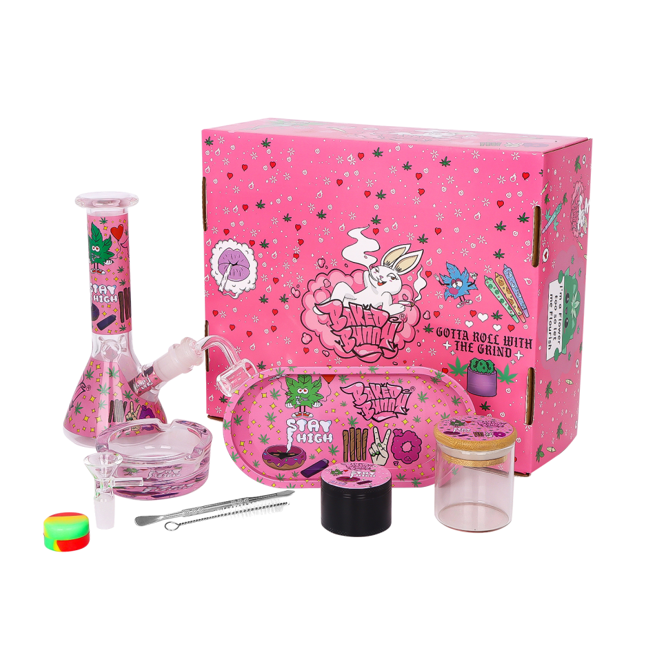 Baked Bunny Bong Set – Komplettes Raucherset 7tlg.