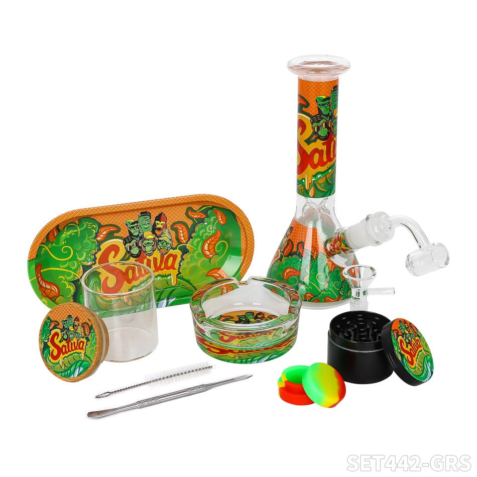 Gorilla Bong Set – Komplettes Raucherset 7tlg.