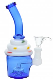 Glass bong "Ice Cream Waterpipe" - 15 cm