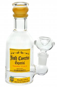 Glass bong "Josh Cuerbo Vodka" - 16 cm