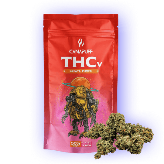 THCv THCp Blüten papaya punch Canapuff