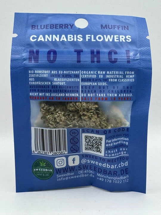 CBD Flor Muffin de Arándanos SIN THC