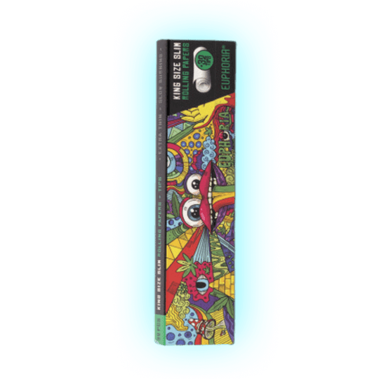Euphoria Vibrant Rolling Papers Kingsize Slim + Filters