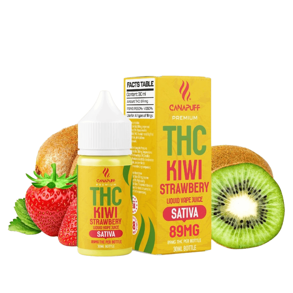 THC Liquid Kiwi Strawberry 89mg 30ml