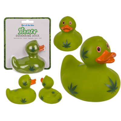 Squeaky duck cannabis approx. 10 cm 