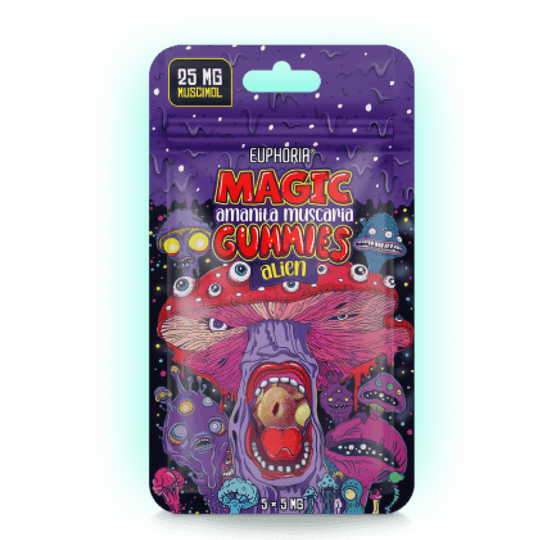 Euphoria Magic Amanita Muscaria Gummies - Alien