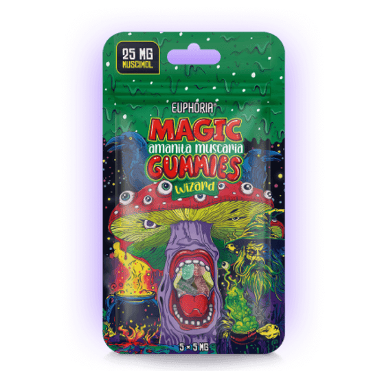 Euphoria Magic Amanita Muscaria Gummies - Wizard