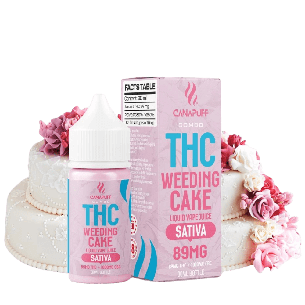 THC Liquid Weeding Cake 89mg THC/1000mg CBC 30ml