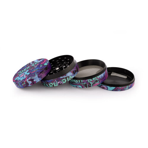 Molinillo de metal Euphoria Psychedelic 63 mm - 4 piezas